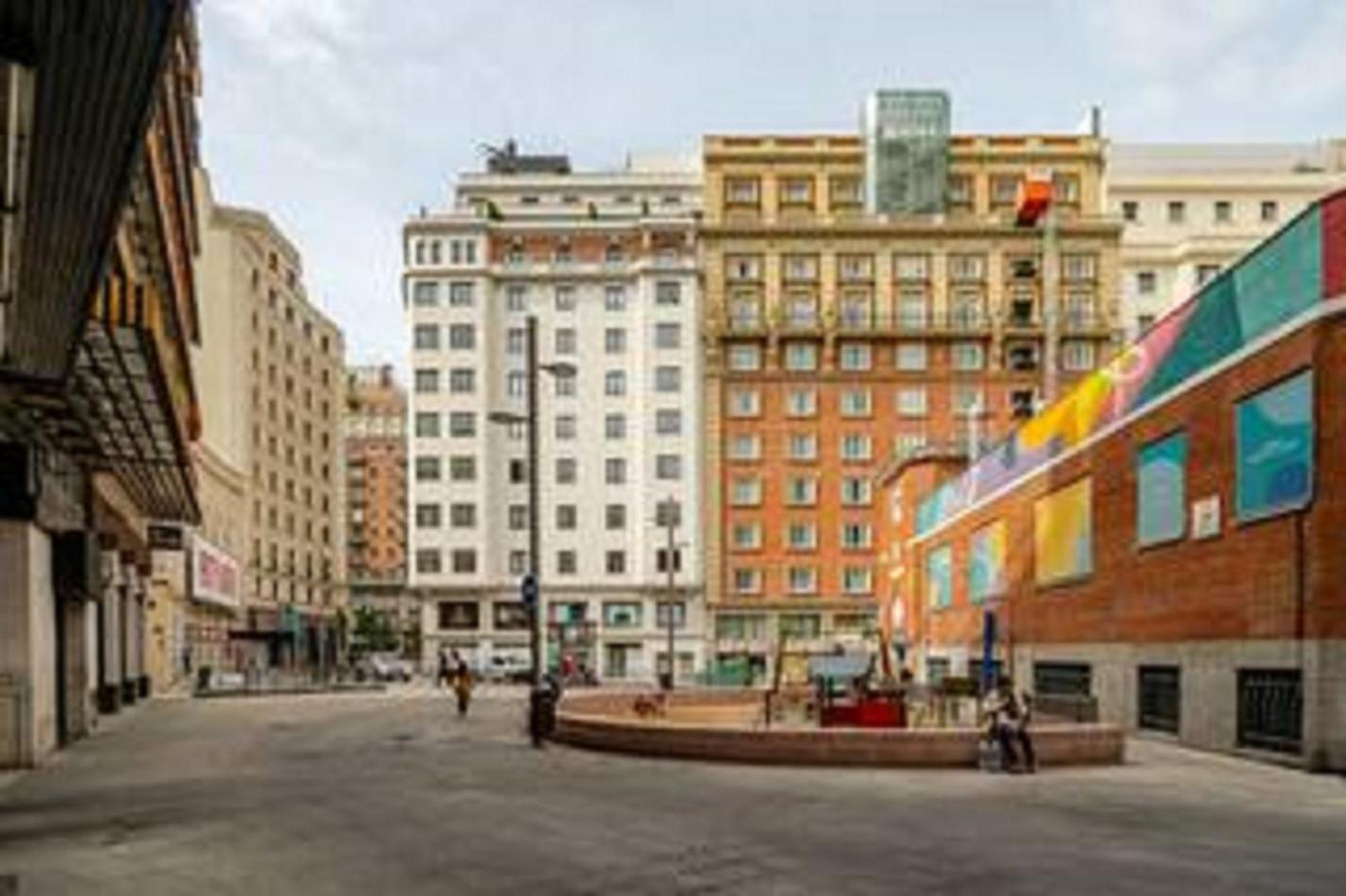 Apartamento Unico En Gran Via Madri Exterior foto